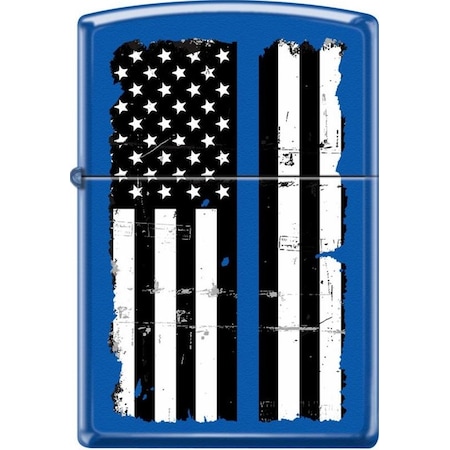 Zippo 2024 Zippo U.S. Flag Blue Line Royal Matte ZIP-229CI405005